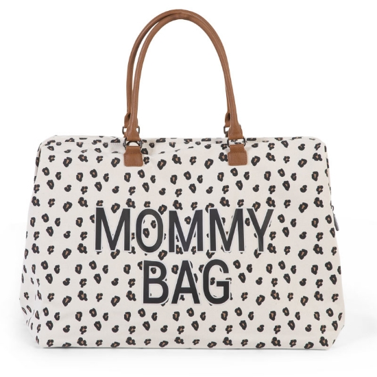 Slika Torba Mommy Bag Big Canvas Leopard - Childhome