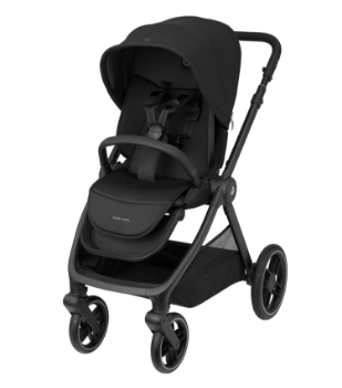 Slika 2u1 kolica Oxford+ + košara Sense - Twillic Black Maxi-Cosi 