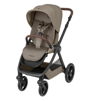 Slika 2u1 kolica Oxford+ + košara Sense - Twillic Truffle Maxi-Cosi 