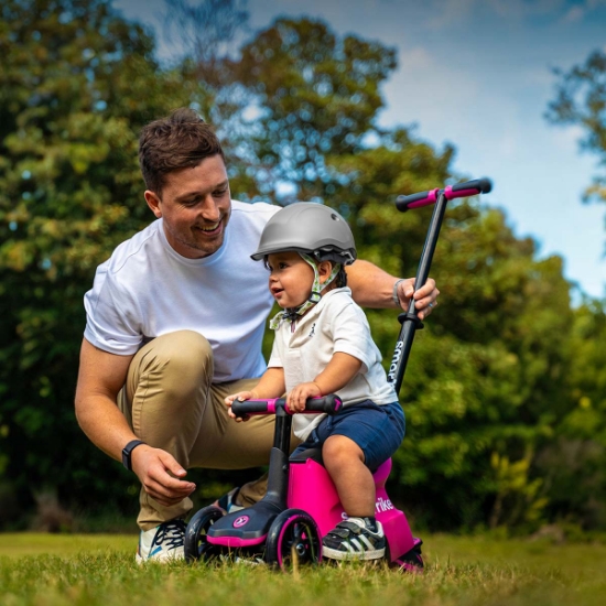 Slika Smartrike® Xtend™ Ride-on dječja guralica i romobil, Pink 