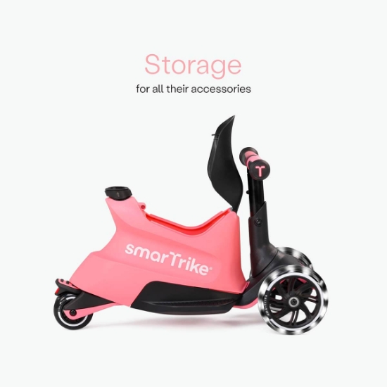 Slika Smartrike® Xtend™ Ride-on dječja guralica i romobil, Pink salmon 