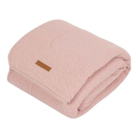 Slika Dekica pure & soft - Pure Pink 110x140 - Little Dutch