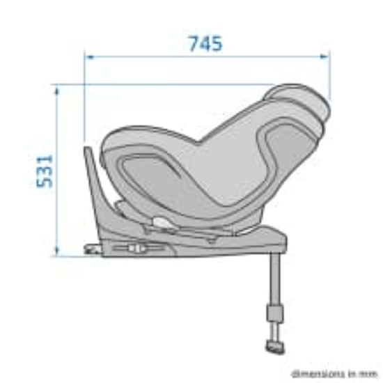 Slika Autosjedalica Mica 360 Pro i-Size, Grupa 0+, 1 (0-18 kg) (40-105 cm) - Authentic Truffle Maxi-Cosi