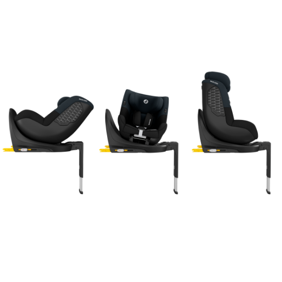 Slika Autosjedalica Mica 360 S i-Size, Grupa 0+, 1 (0-18 kg) (61-105 cm) - Tonal Black Maxi-Cosi
