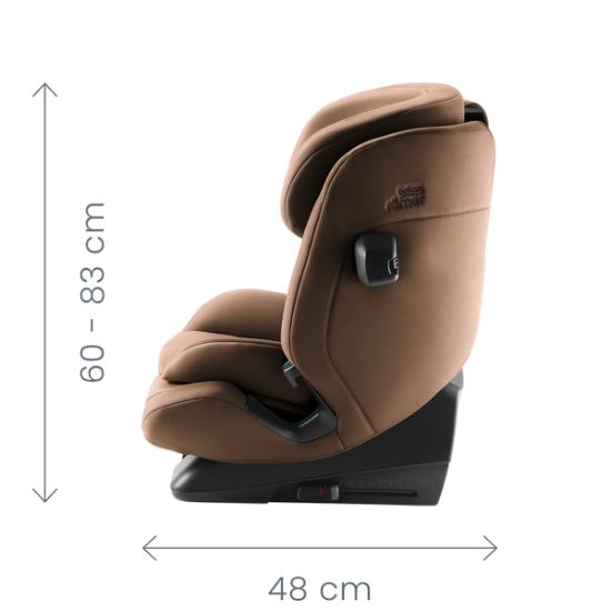 Slika Britax Romer Autosjedalica Advansafix Pro i-Size, Grupa 1, 2, 3 (9-36 kg) (76-150 cm) - Soft Taupe (Lux collection)