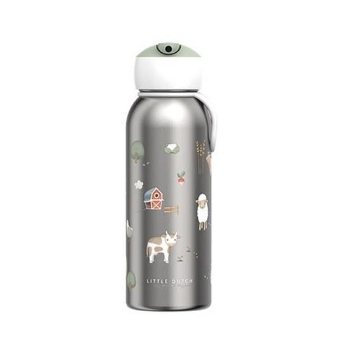 Slika Bočica od nehrđajučeg čelika flip-up Little Farm 350ml - Little Dutch