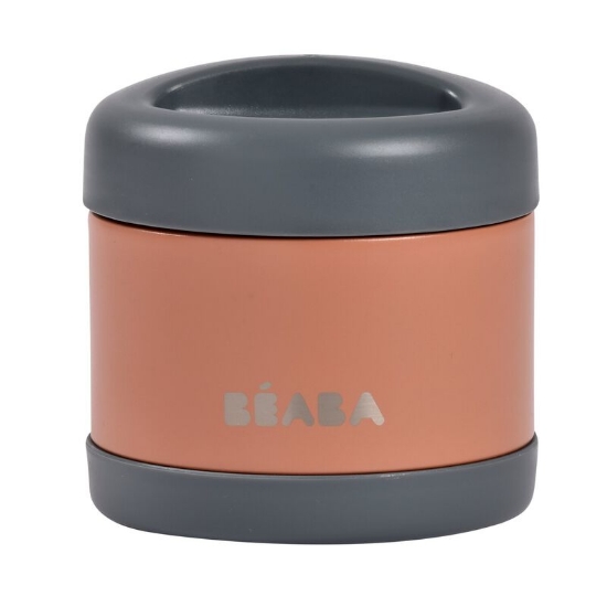 Slika Termo Posuda 500 ml Mineral grey/Terracotta - Beaba