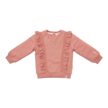 Slika Pulover Warm Pink 98 - Little Dutch