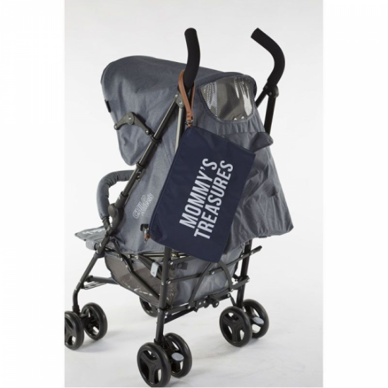 Slika Mommys Treasures Navy White torbica - Childhome