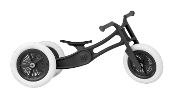 Prikažite detalje za Bicikl bez pedala Wishbone 3u1 - Recycled RE2, crni Slika Bicikl bez pedala Wishbone 3u1 - Recycled RE2, crni