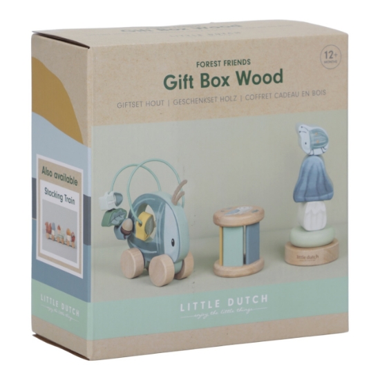 Slika Gift box Wood Forest Friends FSC - Little Dutch