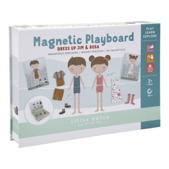 Slika Jim & Rosa Magnetne puzzle - Little Dutch