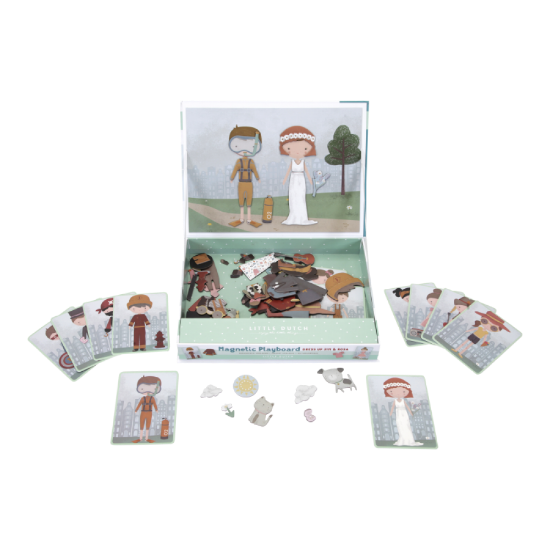 Slika Jim & Rosa Magnetne puzzle - Little Dutch
