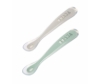 Slika Ergonomic 2nd žlica set od 2 kom grey/sage green - Beaba