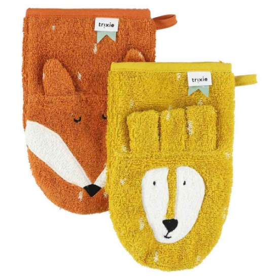 Slika Set od 2 krpice za kupanje mrs. rabbit/mr. fox trixie® 