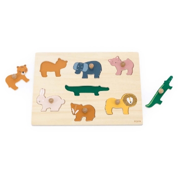 Slika Drvene puzzle (7 komada) all animals trixie® 