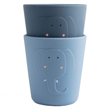 Slika Set od 2 silikonske čašice Mrs. Elephant - Trixie
