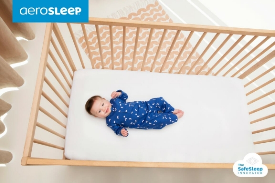 Slika Plahta za Stokke dječji krevetić 119x70cm, bijela AeroSleep 