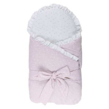 Prikažite detalje za Dekica za novorođenče, točkice pink 84157 BUBABA BY FREEON Slika Dekica za novorođenče, točkice pink 84157 BUBABA BY FREEON