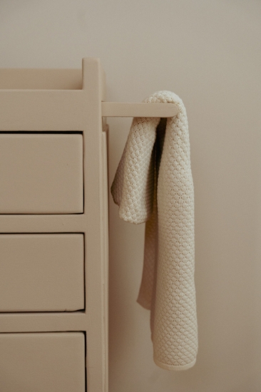 Slika Pletena deka Pure Soft White 70 x 100 cm  - Little Dutch