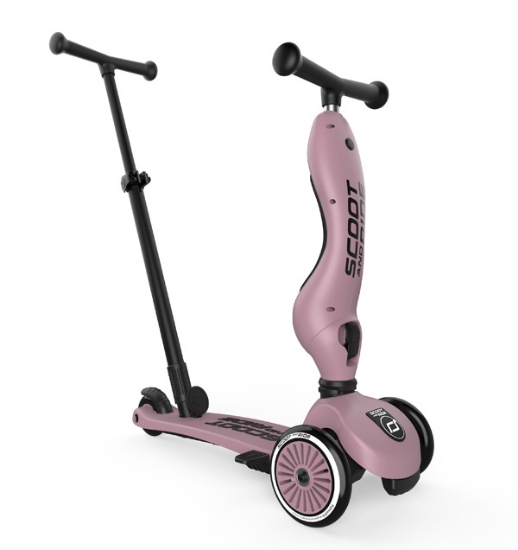 Slika Dječja guralica i romobil Highwaykick 1 Push and Go Wildberry - Scoot&Ride