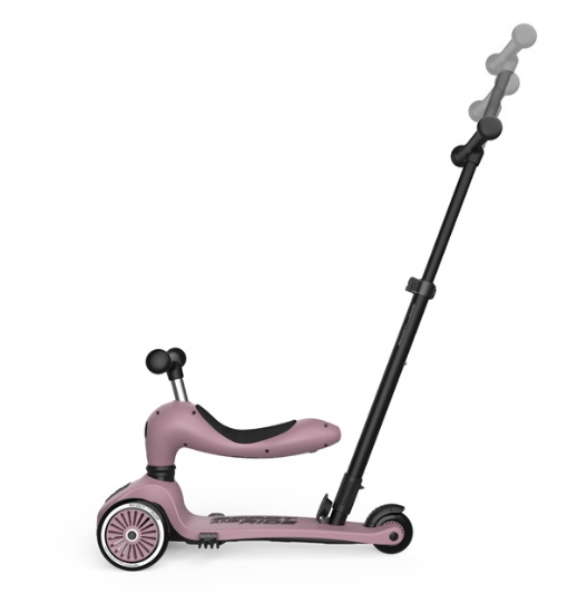 Slika Dječja guralica i romobil Highwaykick 1 Push and Go Wildberry - Scoot&Ride