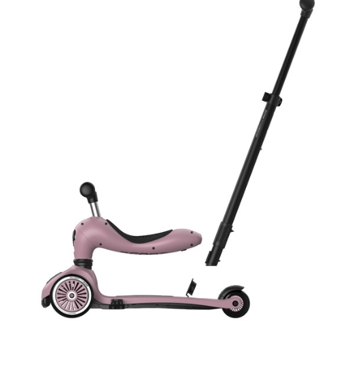 Slika Dječja guralica i romobil Highwaykick 1 Push and Go Wildberry - Scoot & Ride