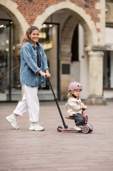 Slika Dječja guralica i romobil Highwaykick 1 Push and Go Wildberry - Scoot & Ride