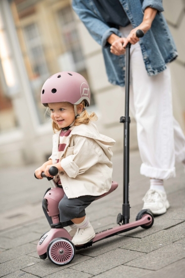 Slika Dječja guralica i romobil Highwaykick 1 Push and Go Wildberry - Scoot & Ride