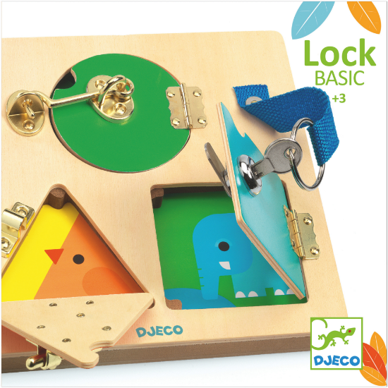 Slika Drvena igračka - Lock Basic