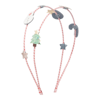 Prikažite detalje za Dječji dupli rajf za kosu - Snjegović Slika Dječji dupli rajf za kosu - Snjegović