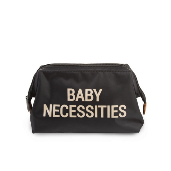 Slika Baby Necessities toaletna torbica - black gold - Childhome