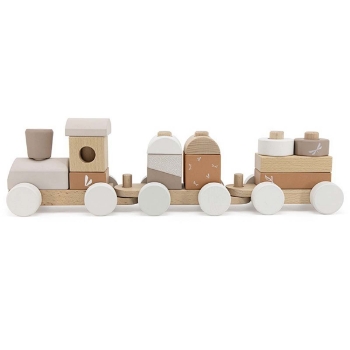 Prikažite detalje za Drvena slagalica train nougat label label®  Slika Drvena slagalica train nougat label label®