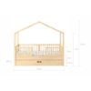 Slika Bellamy Dream Nest krevet kućica 160 x 80 cm, pine