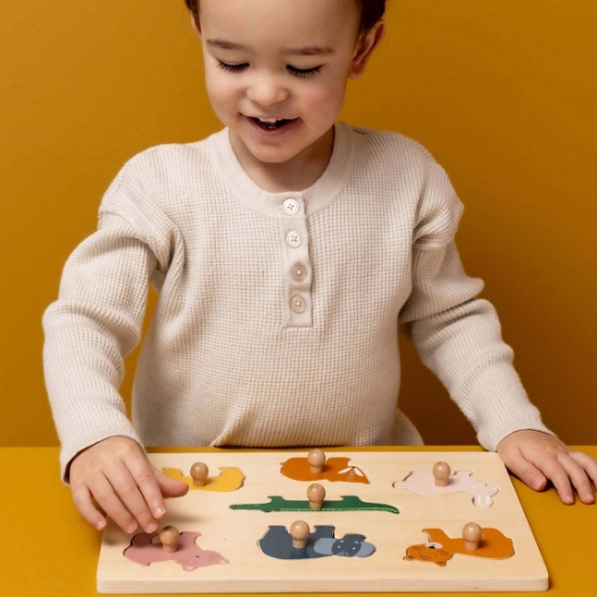 Slika Drvene puzzle (7 komada) all animals trixie® 