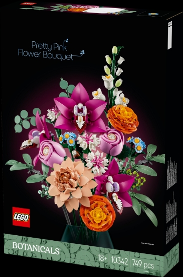 Slika LEGO BOTANICALS 10342 Prekrasni ružičasti buket