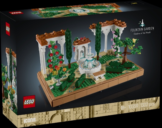 Slika LEGO® ICONS 10359 Vrt s fontanom