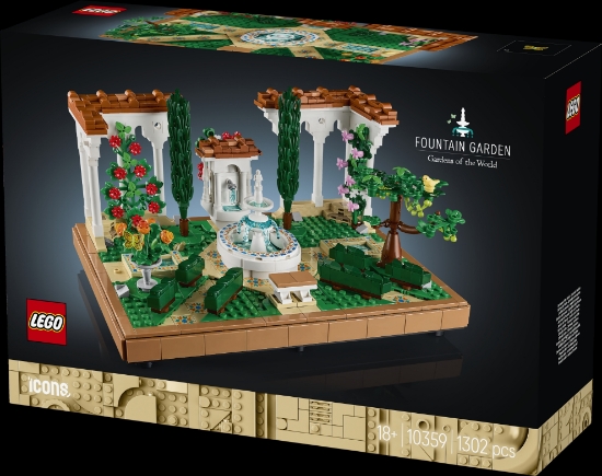 Slika LEGO® ICONS 10359 Vrt s fontanom
