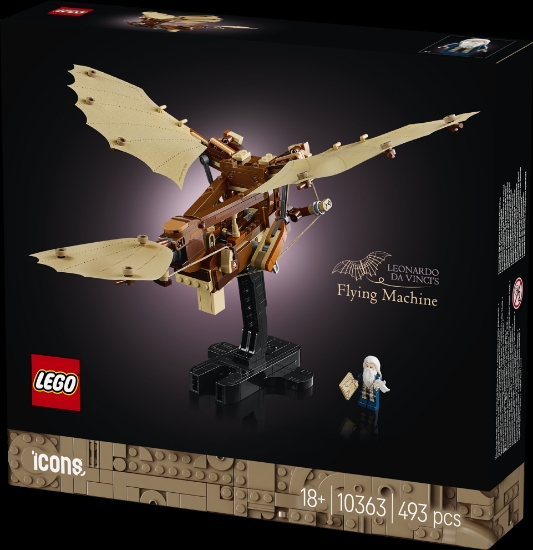 Slika LEGO® ICONS 10363 Leteći stroj Leonarda da Vincija
