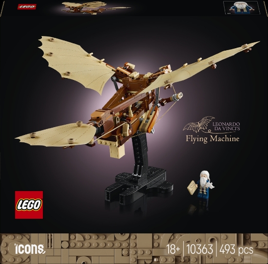 Slika LEGO® ICONS 10363 Leteći stroj Leonarda da Vincija