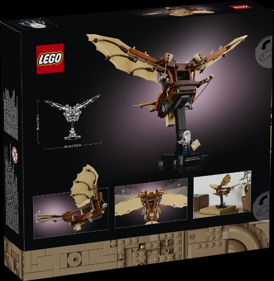 Slika LEGO® ICONS 10363 Leteći stroj Leonarda da Vincija