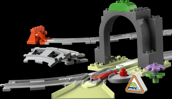 Slika LEGO® DUPLO® 10425 Proširenja: željeznički tunel i tračnice