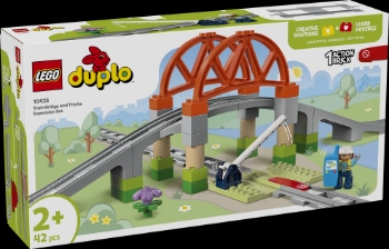 Slika LEGO® DUPLO® 10426 Proširenja: željeznički most i tračnice