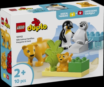 Slika LEGO® DUPLO® Obitelji divljih životinja: pingvini i lavovi 10442 