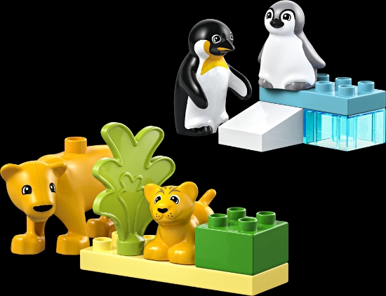 Slika LEGO® DUPLO® Obitelji divljih životinja: pingvini i lavovi 10442 