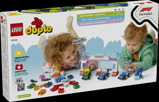 Slika LEGO® DUPLO® 10445 Trkaći automobili i vozači timova za F1®