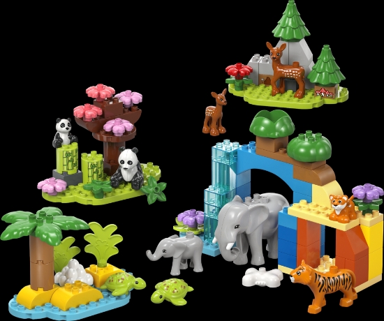 Slika LEGO® DUPLO® 10446 Obitelji divljih životinja 3u1