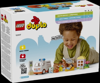 Slika LEGO® DUPLO® 10447 Kola hitne pomoći i vozač