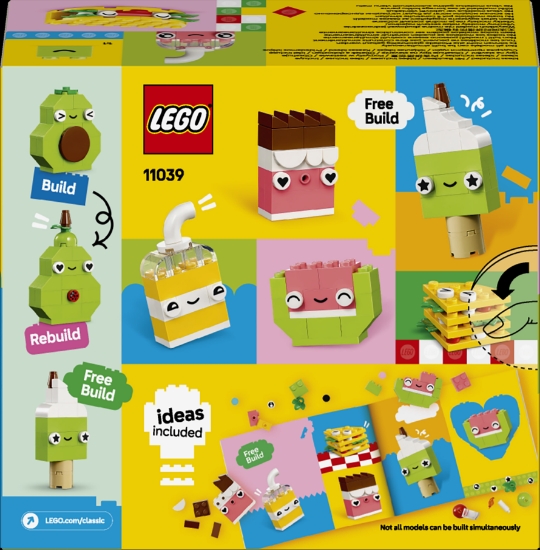 Slika LEGO® CLASSIC 11039 Kreativni prehrambeni prijatelji