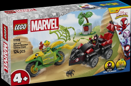 Slika LEGO® SPIDEY 11198 Spin i Electro u dinosaurskim vozilima